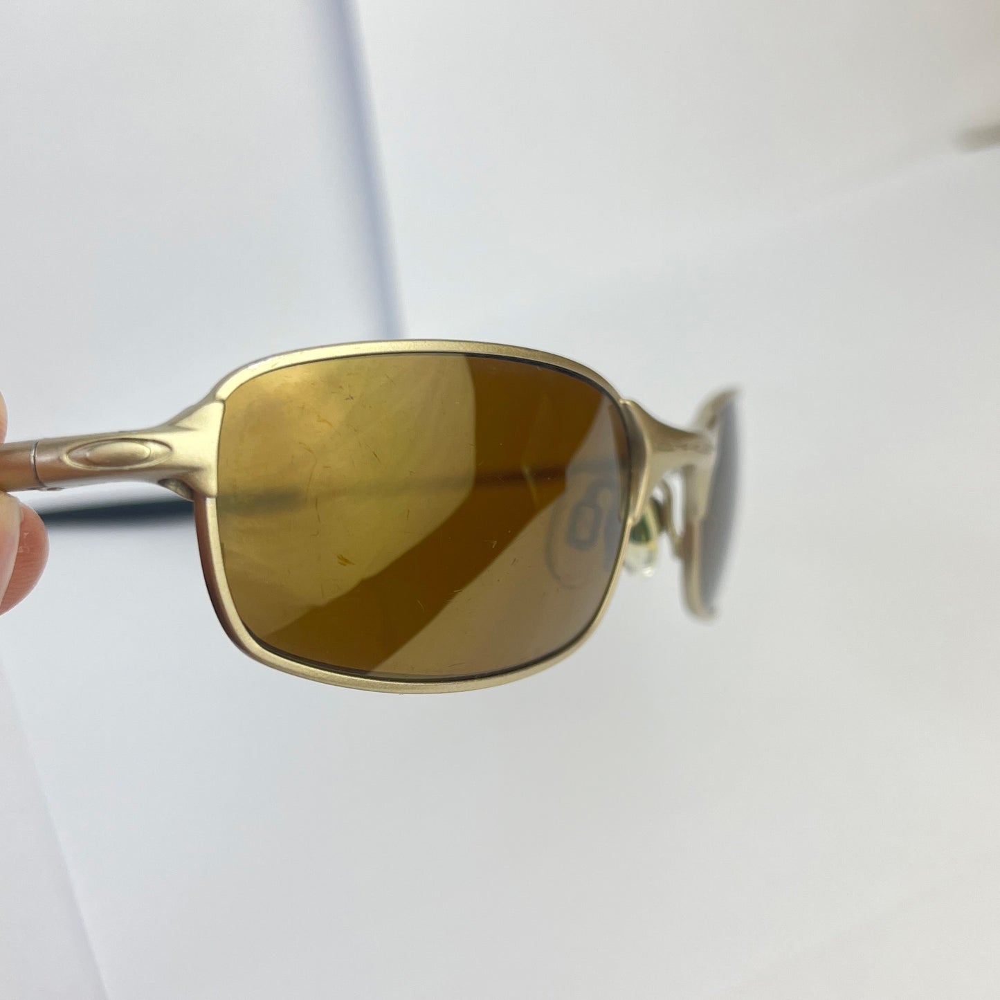 Oakley - 1999 Square Wire 2.0 Platinum/Gold Iridium Sunglasses