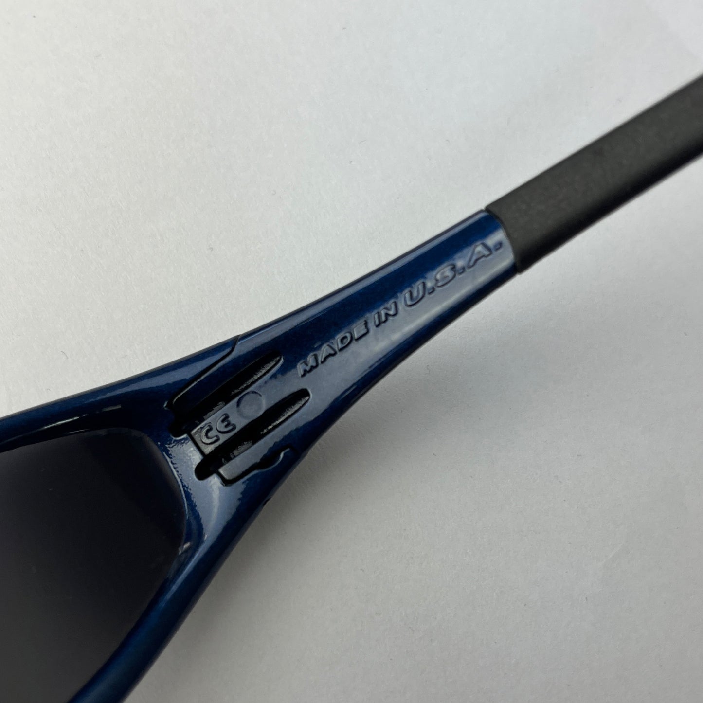 Oakley - 1999 Straight Jacket Navy Blue/Black Iridium Sunglasses
