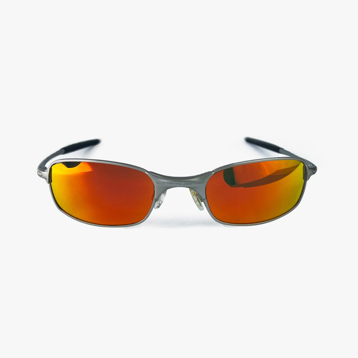 Oakley - 1999 Square Wire 2.0 Platinum/Fire Iridium Sunglasses