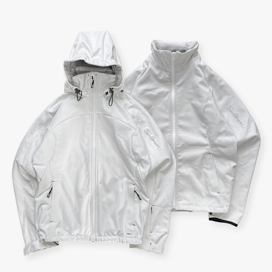 Salomon - 2011 2in1 ClimaPro SoftShell Womens Ski Jacket (L)