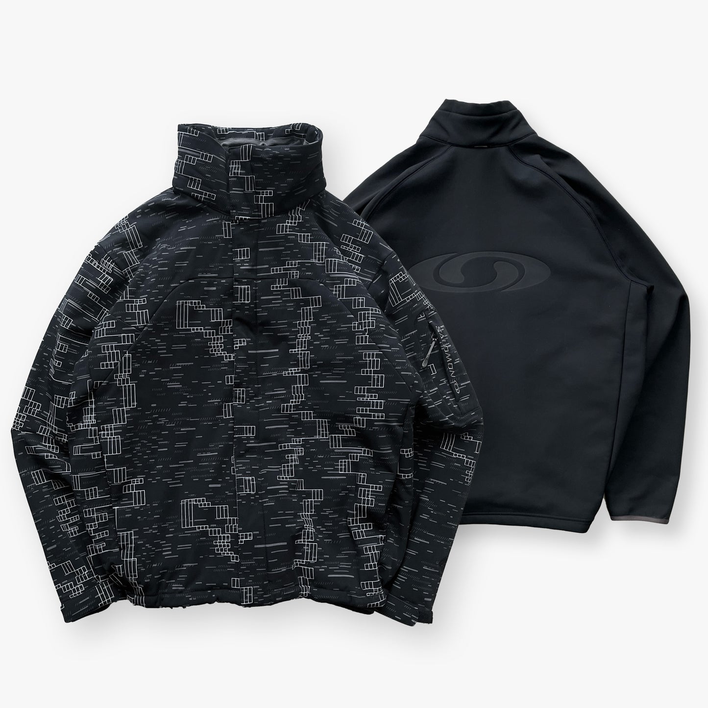 Salomon - 2009 2in1 Pattern ClimaPro SoftShell Jacket (L)