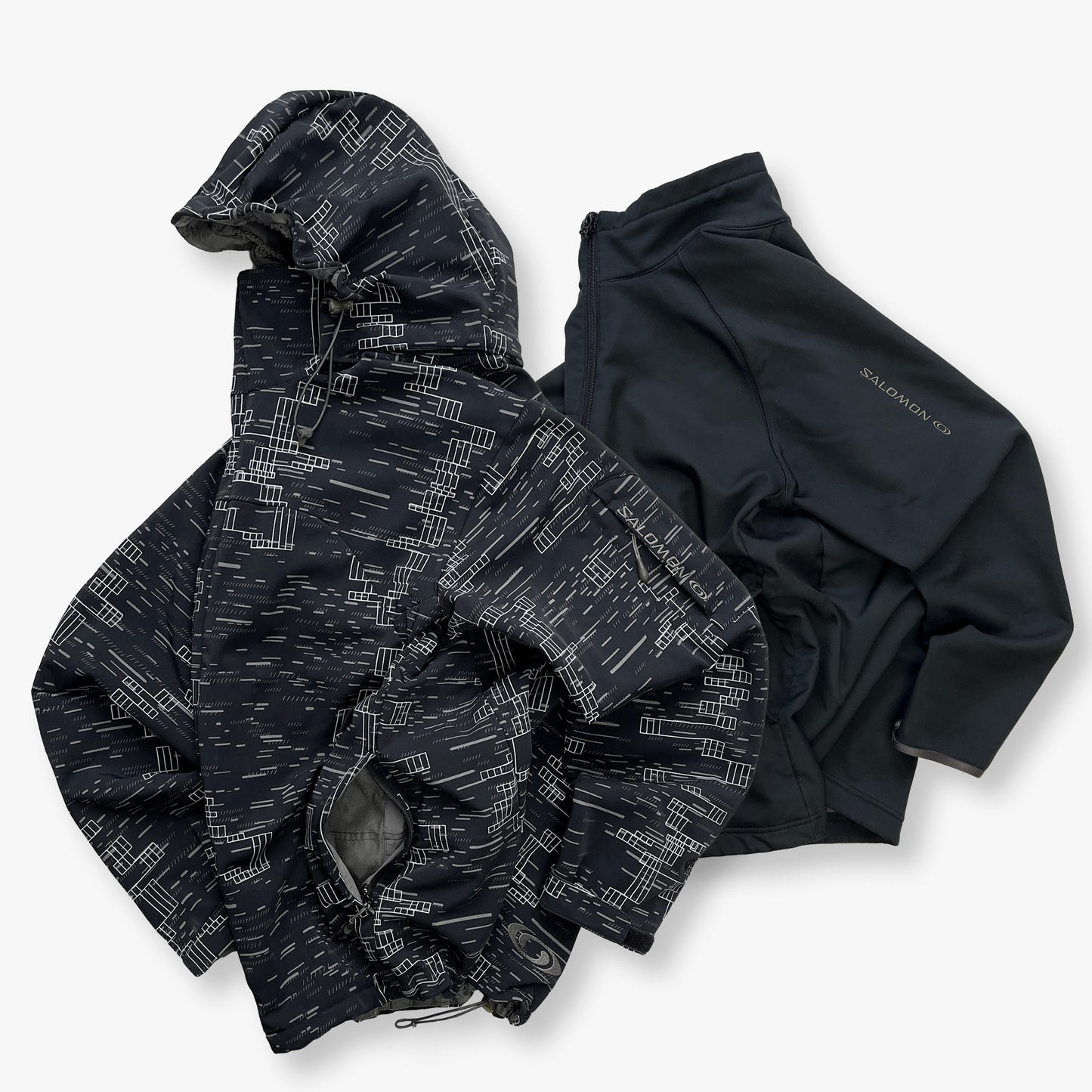 Salomon - 2009 2in1 Pattern ClimaPro SoftShell Jacket (L)