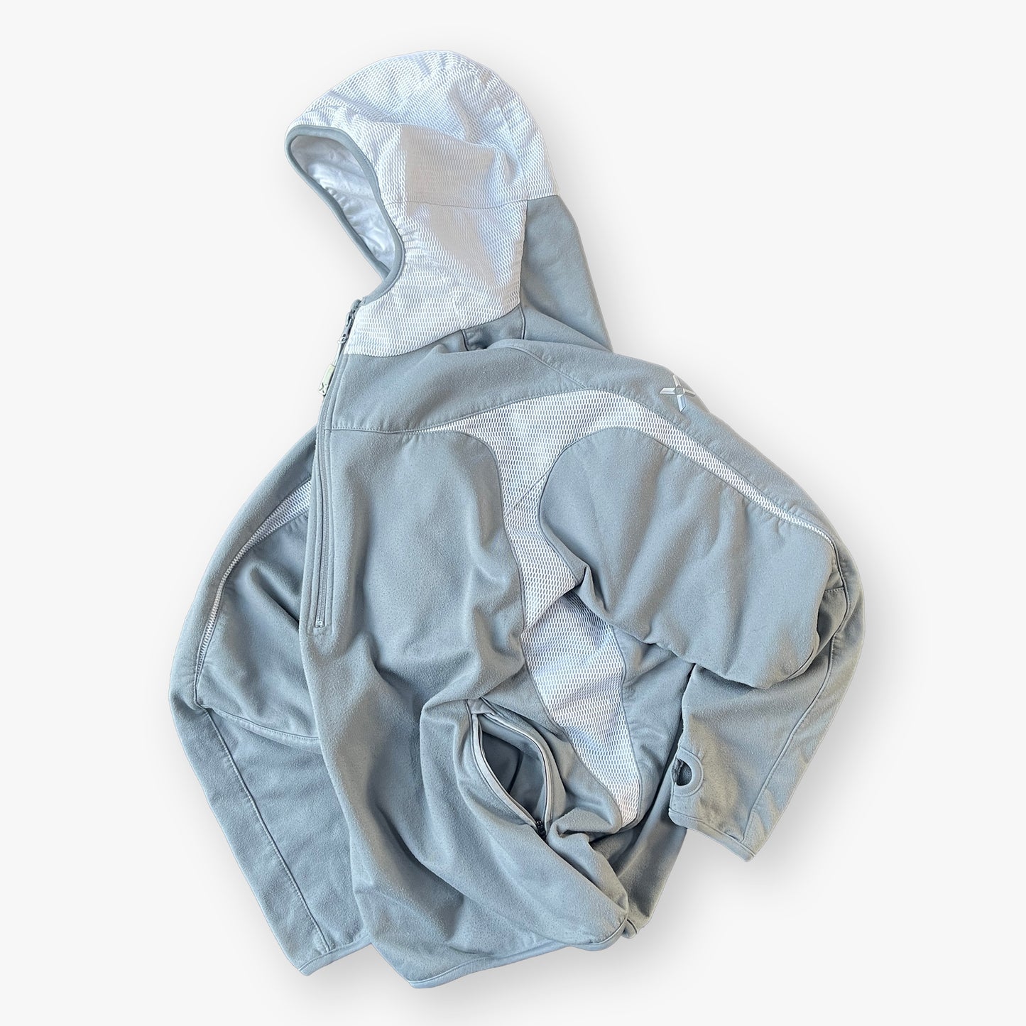 Umbro - Vintage 1/2 Zip Mesh-panelled Pullover (L)