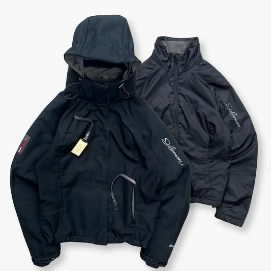 Salomon - 2007 2in1 Softshell SmartSkin Recco Seam-taped Ski Jacket (S)