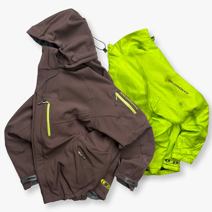 Salomon - 2008 2in1 ClimaPro SoftShell Fleece-lined Ski Jacket (XL)