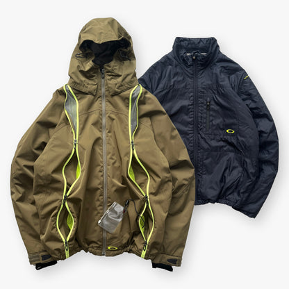Oakley - 2005 2in1 Nitro Fuel 2 Technical Pocket Ski Jacket (L)