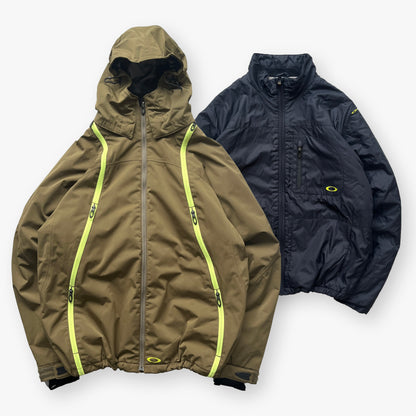 Oakley - 2005 2in1 Nitro Fuel 2 Technical Pocket Ski Jacket (L)