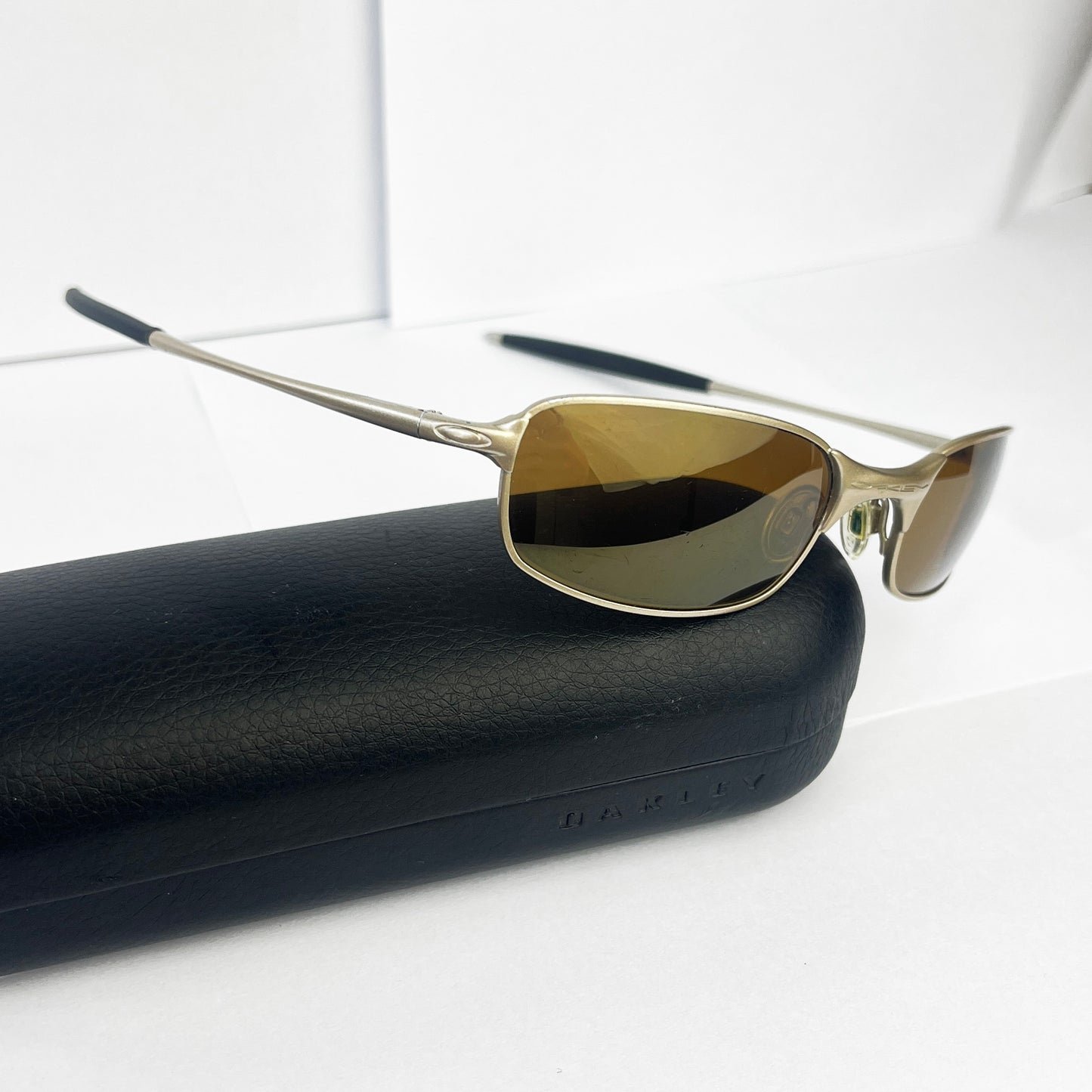 Oakley - 1999 Square Wire 2.0 Platinum/Gold Iridium Sunglasses