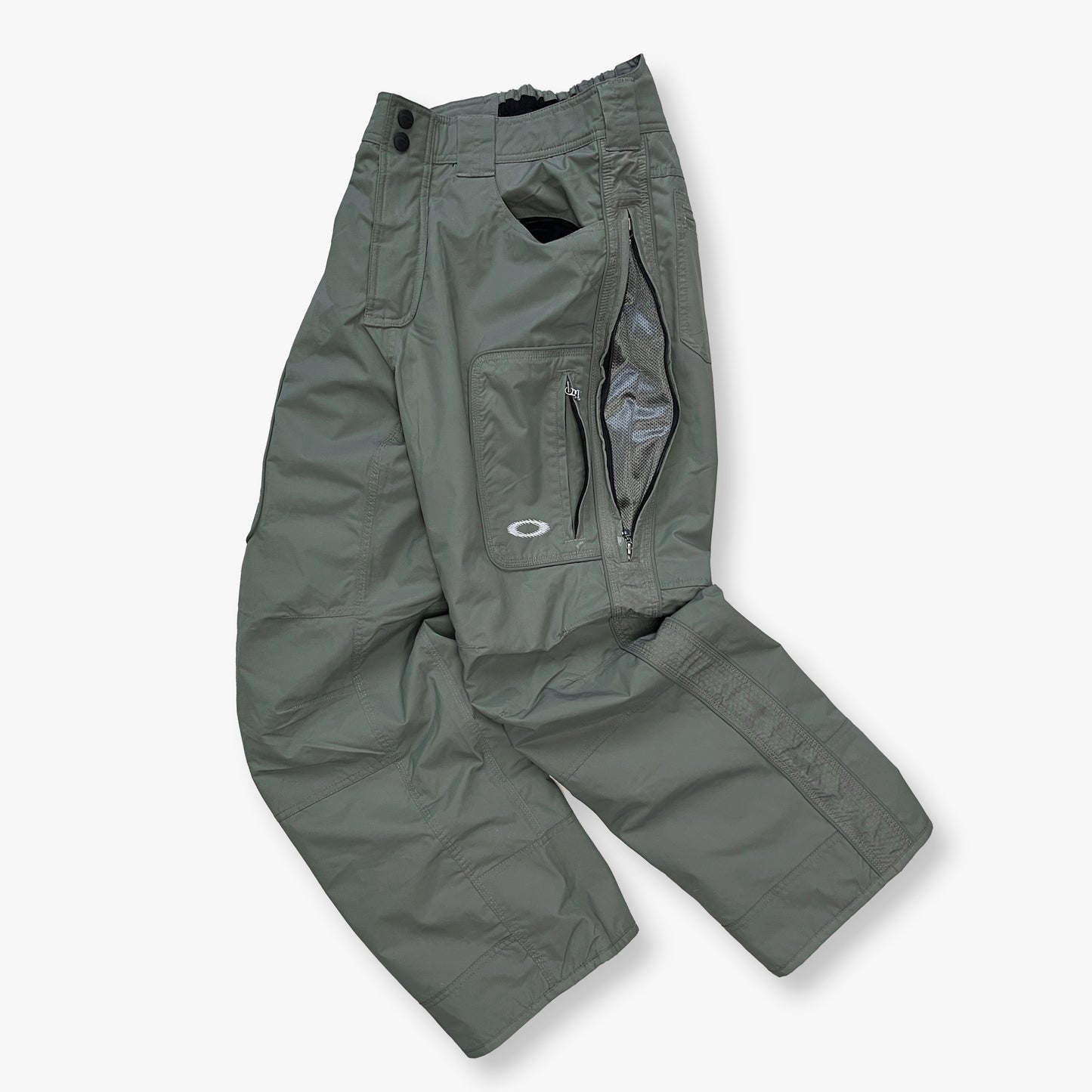 Oakley - 2000s Software Baggy Fleece-lined Snow Pants (M)