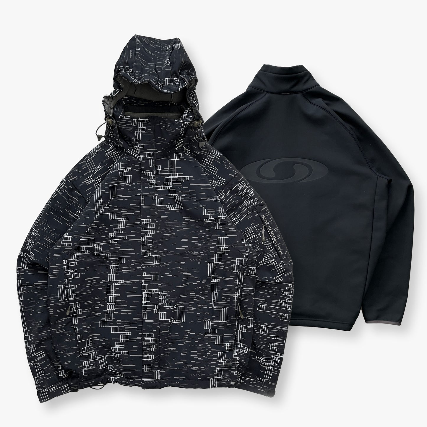 Salomon - 2009 2in1 Pattern ClimaPro SoftShell Jacket (L)