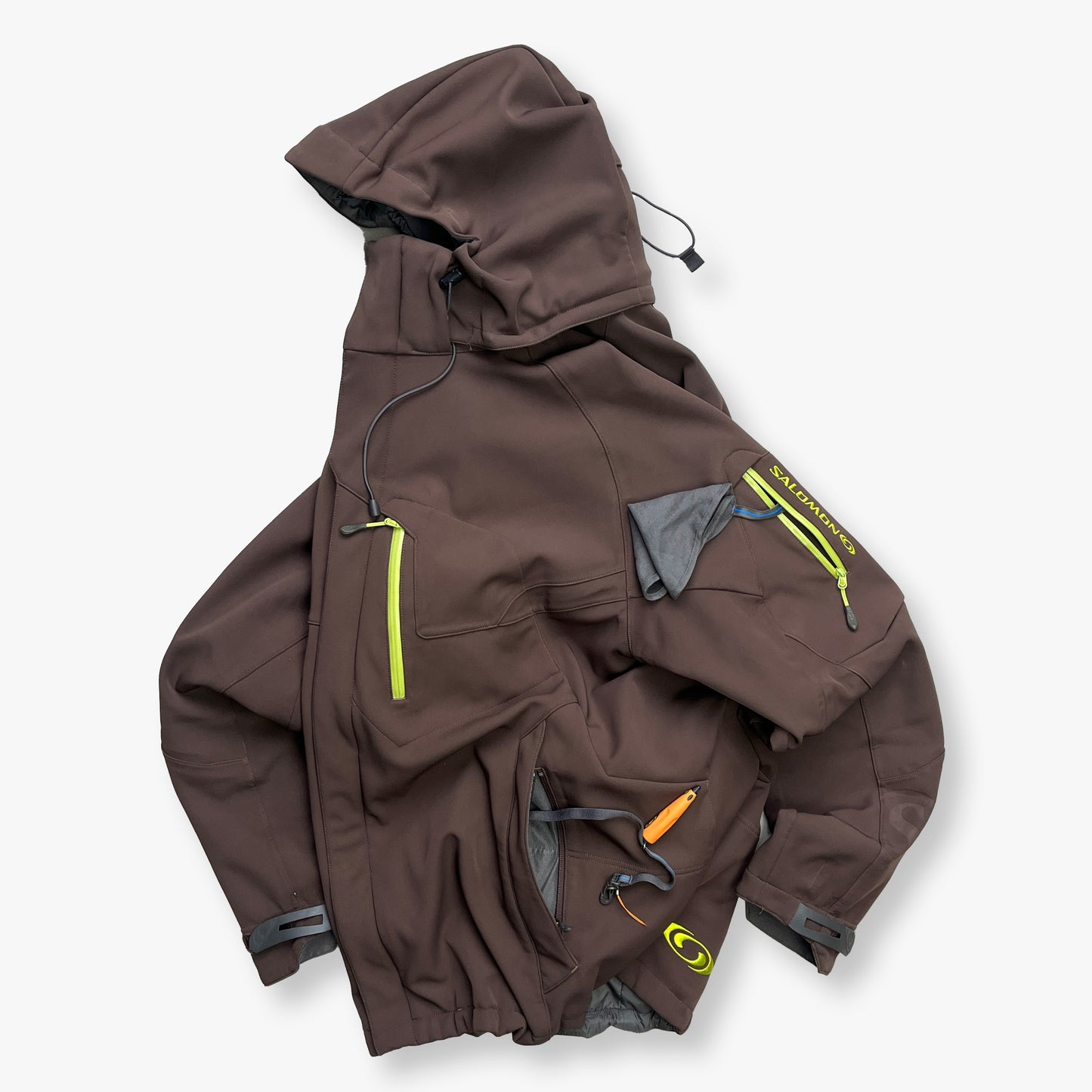 Salomon - 2008 2in1 ClimaPro SoftShell Fleece-lined Ski Jacket (XL)