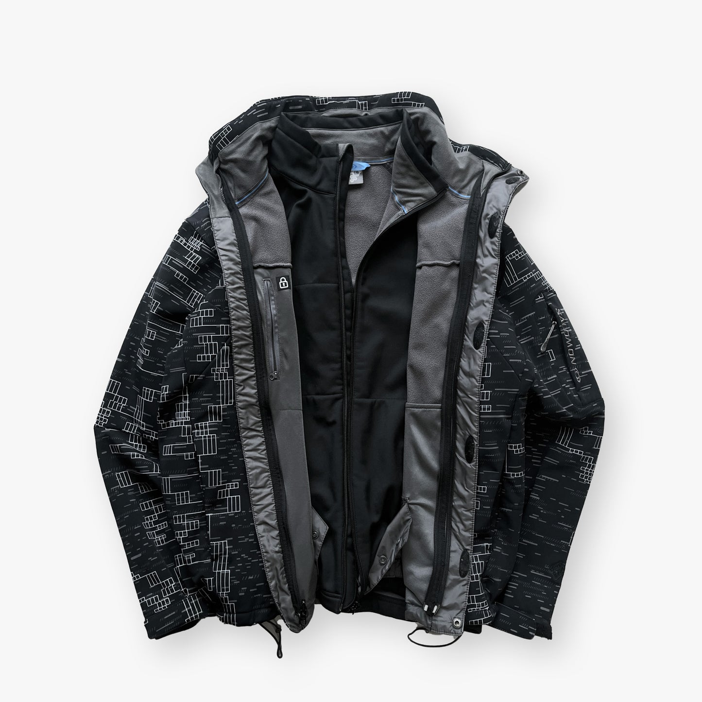 Salomon - 2009 2in1 Pattern ClimaPro SoftShell Jacket (L)