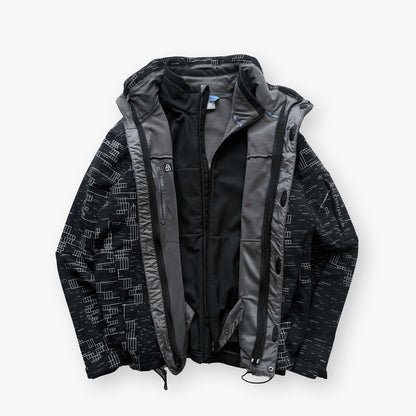 Salomon - 2009 2in1 Pattern ClimaPro SoftShell Jacket (L)