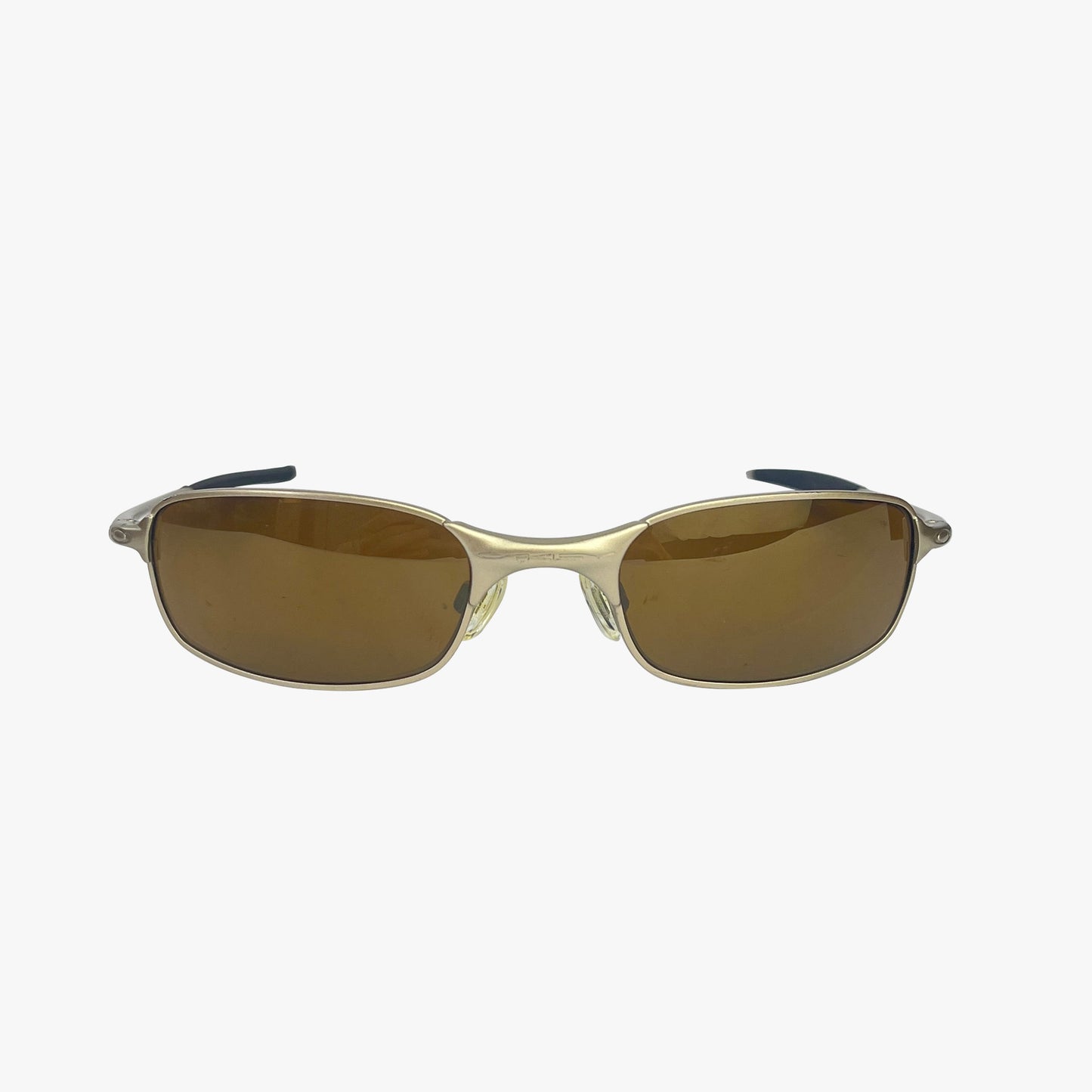 Oakley - 1999 Square Wire 2.0 Platinum/Gold Iridium Sunglasses