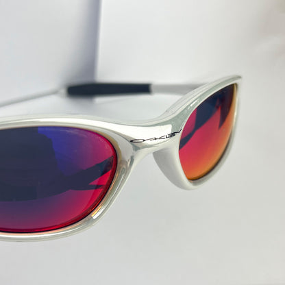 Oakley - 1999 Minute (Gen2) White Chrome/Red Iridium Sunglasses