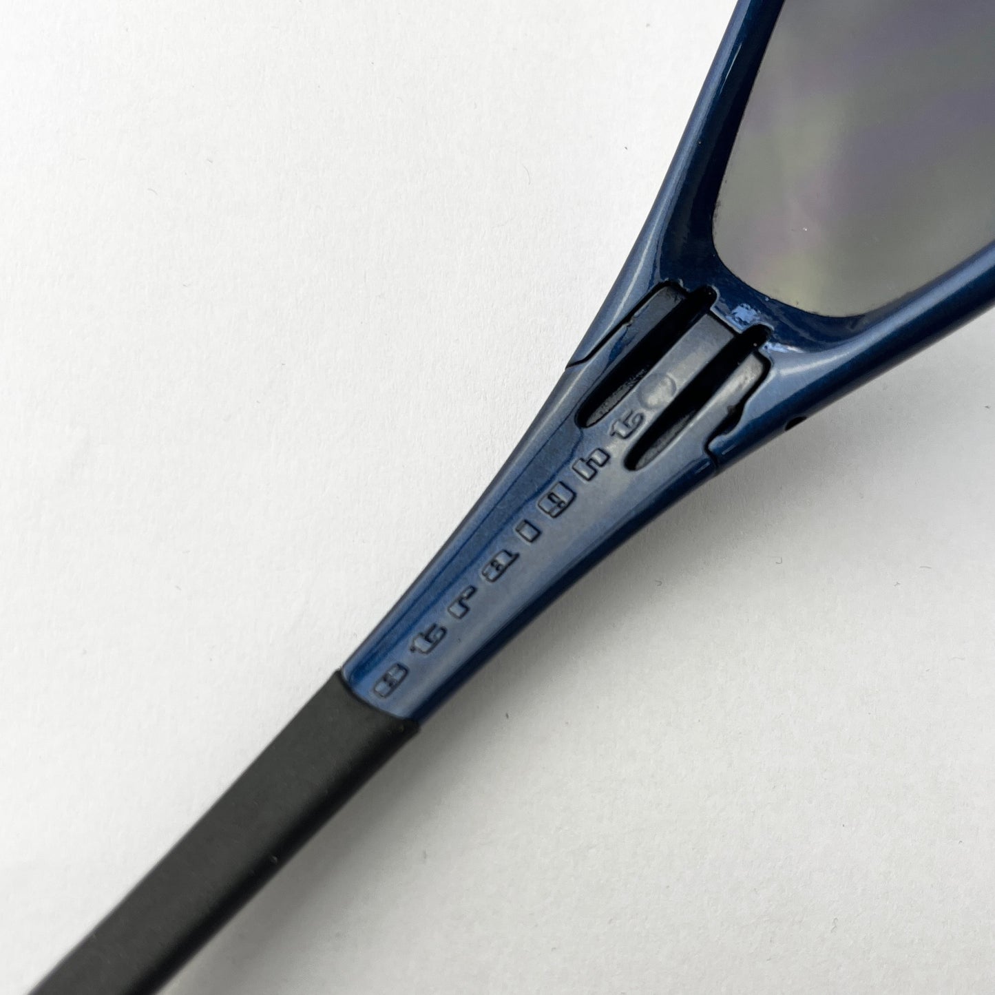 Oakley - 1999 Straight Jacket Navy Blue/Black Iridium Sunglasses