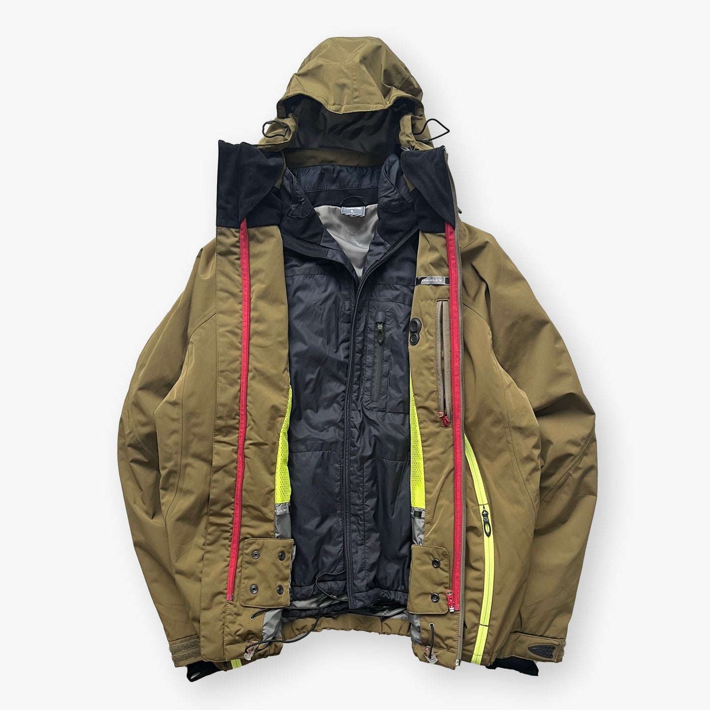 Oakley - 2005 2in1 Nitro Fuel 2 Technical Pocket Ski Jacket (L)