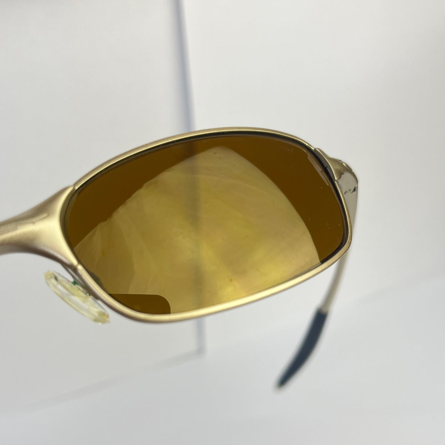 Oakley - 1999 Square Wire 2.0 Platinum/Gold Iridium Sunglasses