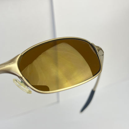 Oakley - 1999 Square Wire 2.0 Platinum/Gold Iridium Sunglasses