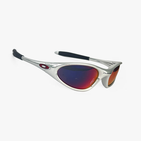 Oakley - 1999 Minute (Gen2) White Chrome/Red Iridium Sunglasses