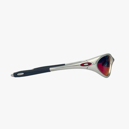 Oakley - 1999 Minute (Gen2) White Chrome/Red Iridium Sunglasses