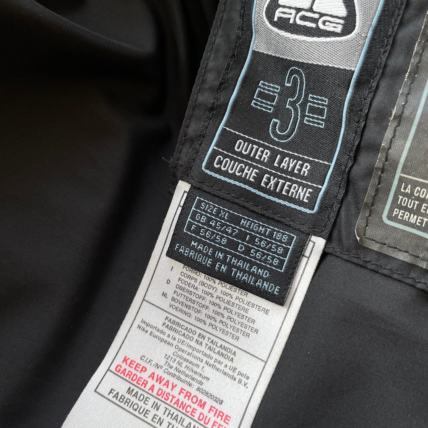 Nike ACG - 2000's Reversible Nylon/Fleece Windbreaker (XL)