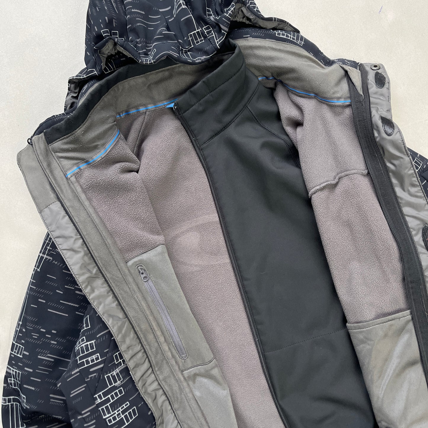 Salomon - 2009 2in1 Pattern ClimaPro SoftShell Jacket (L)