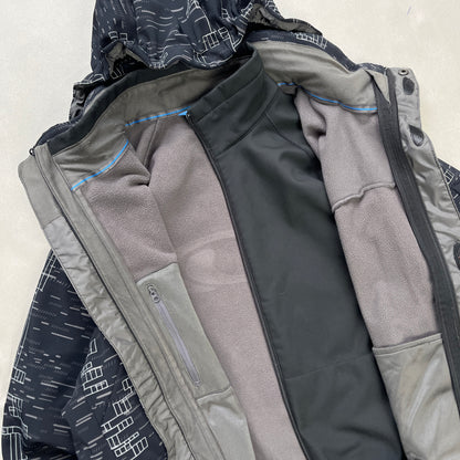 Salomon - 2009 2in1 Pattern ClimaPro SoftShell Jacket (L)