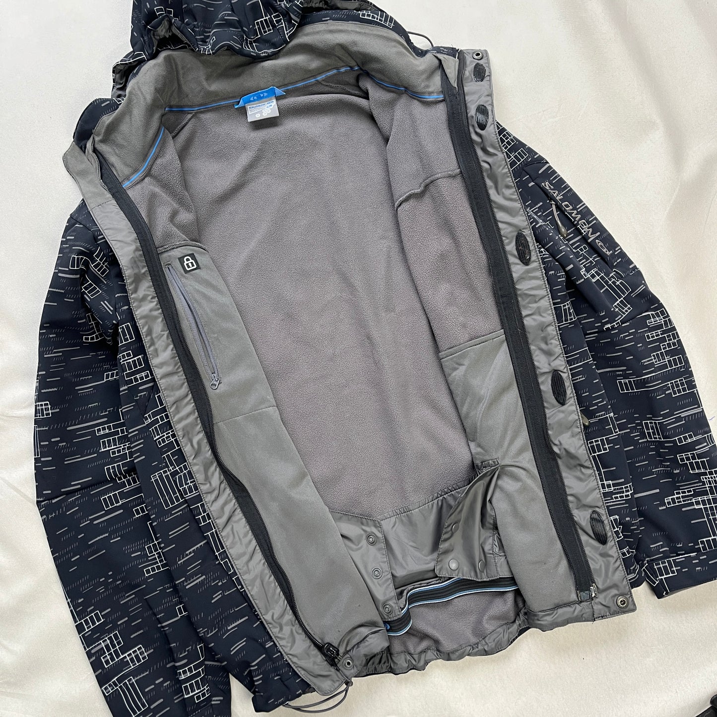 Salomon - 2009 2in1 Pattern ClimaPro SoftShell Jacket (L)