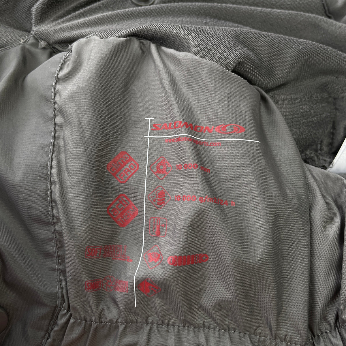 Salomon - 2007 Softshell ClimaPro Fleece-lined Jacket (XL)