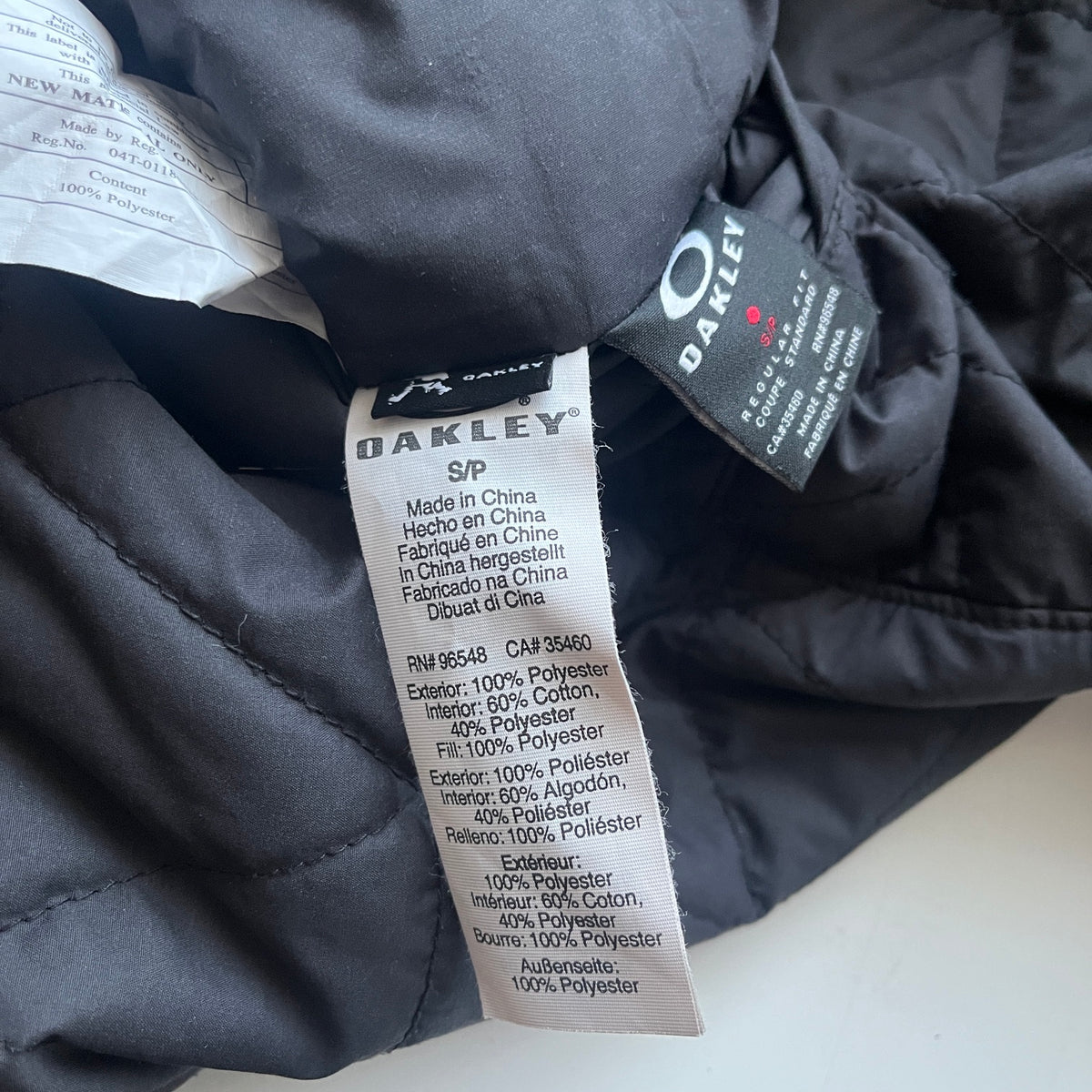 Oakley - Reversible Quilted Jacket/Hoodie (S)