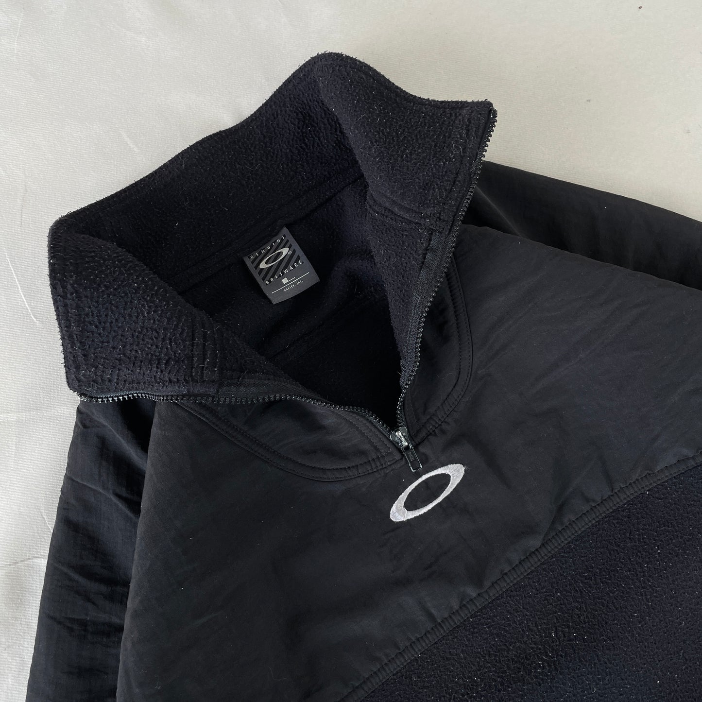 Oakley - 90s Software Half Zip Nylon-panelled Fleece (L)