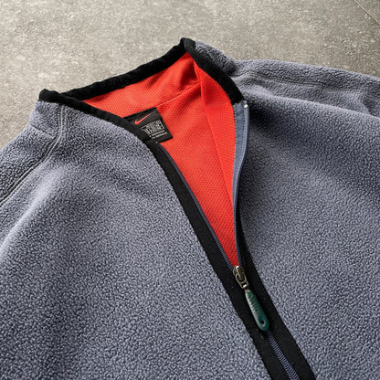 Nike - Rare 1999 Winter Nylon-panelled Fleece (L)