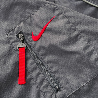 Nike - 2000's Hex Asymmetrical Zip Track Jacket (L)