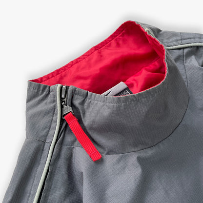 Nike - 2000's Hex Asymmetrical Zip Track Jacket (L)