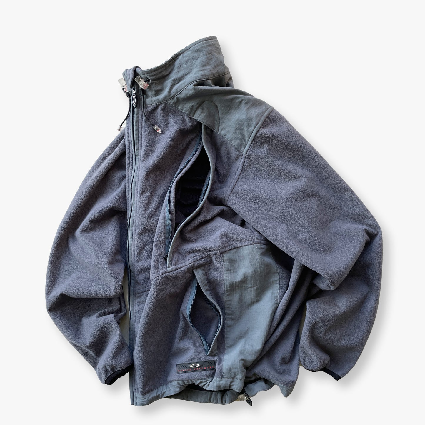 Oakley - Rare 00s Software Ripstop/Fleece Paneled Jacket (L)