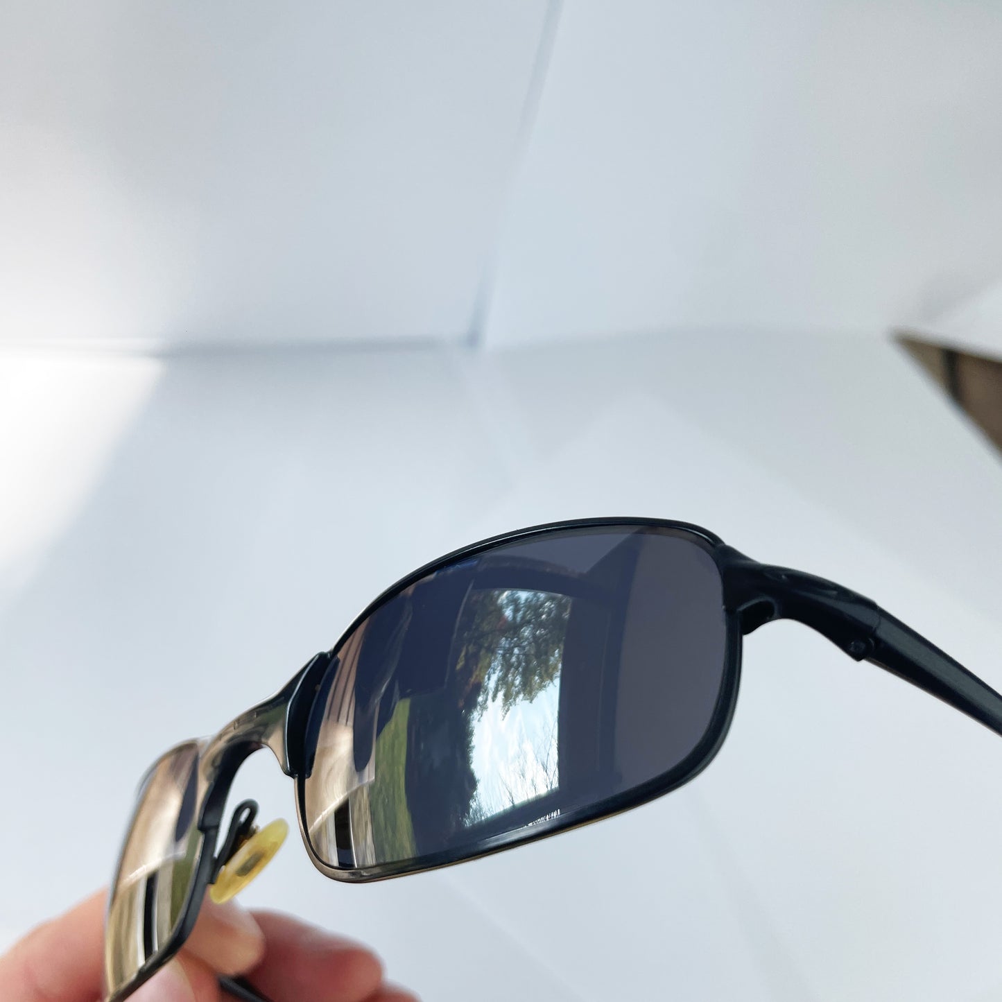 Oakley - 1999 Square Wire 2.0 Pewter/Black Iridium Sunglasses