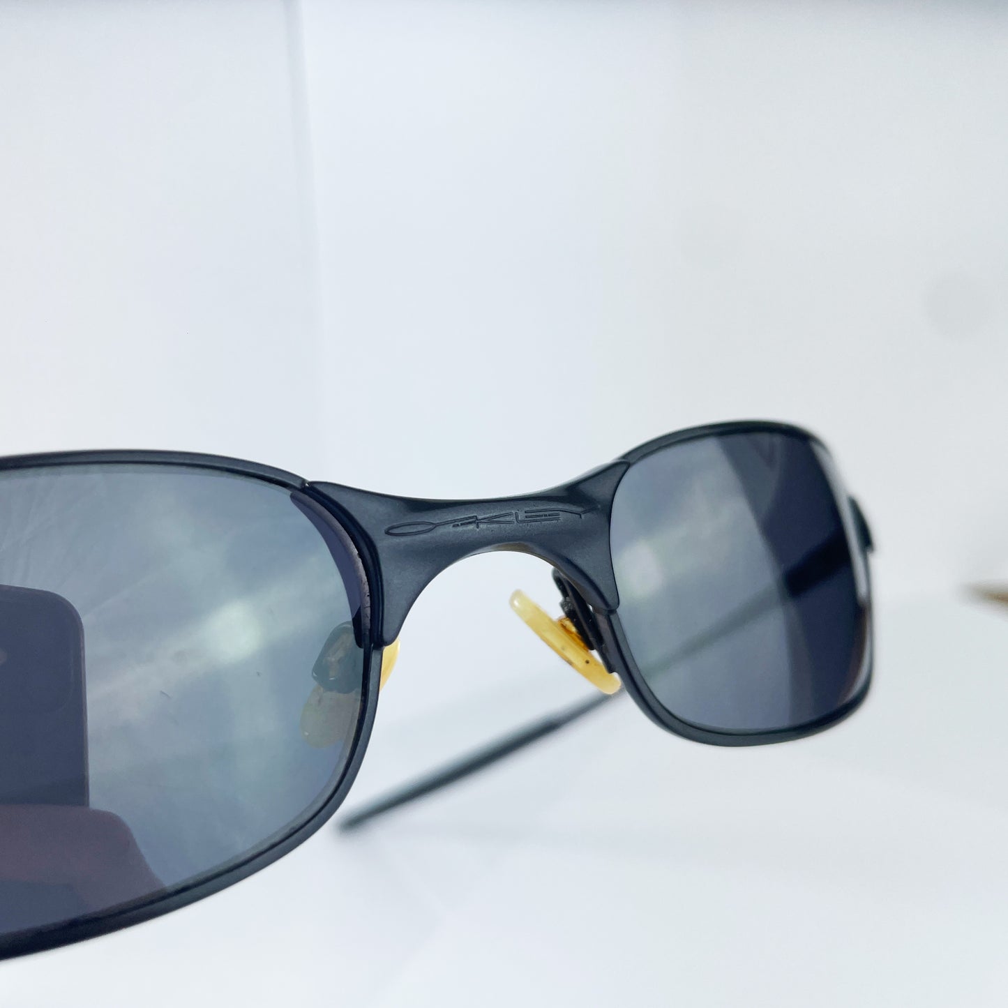 Oakley - 1999 Square Wire 2.0 Pewter/Black Iridium Sunglasses