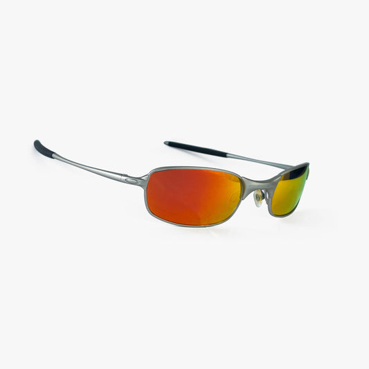 Oakley - 1999 Square Wire 2.0 Platinum/Fire Iridium Sunglasses