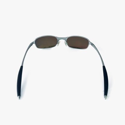 Oakley - 1999 Square Wire 2.0 Platinum/Fire Iridium Sunglasses