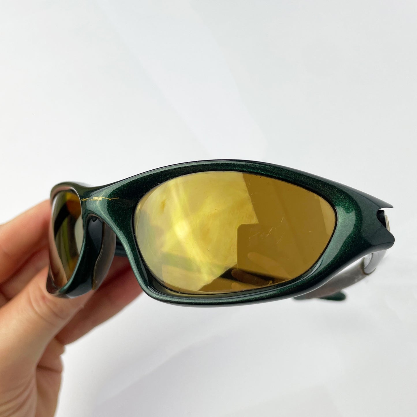 Oakley - 1999 XX Twenty Emerald/Gold Iridium Sunglasses