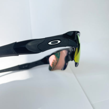 Oakley - 2007 Flak Jacket XLJ Black/Fire Iridium Sunglasses