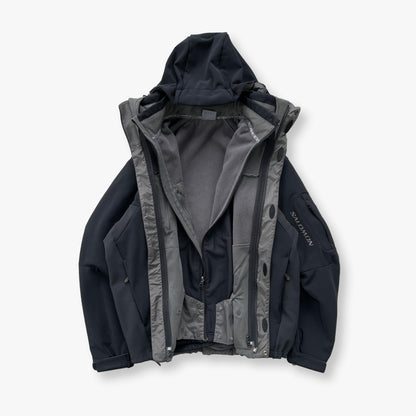 Salomon - 2007 2in1 Softshell ClimaPro Fleece-lined Jacket (L)