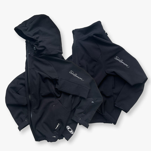 Salomon - 2012 2in1 Softshell Fleece-lined Womens Ski Jacket (L)